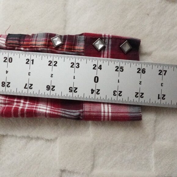 Harley-Davidson Red and Black Plaid Button Down Shirt - Picture 9 of 11